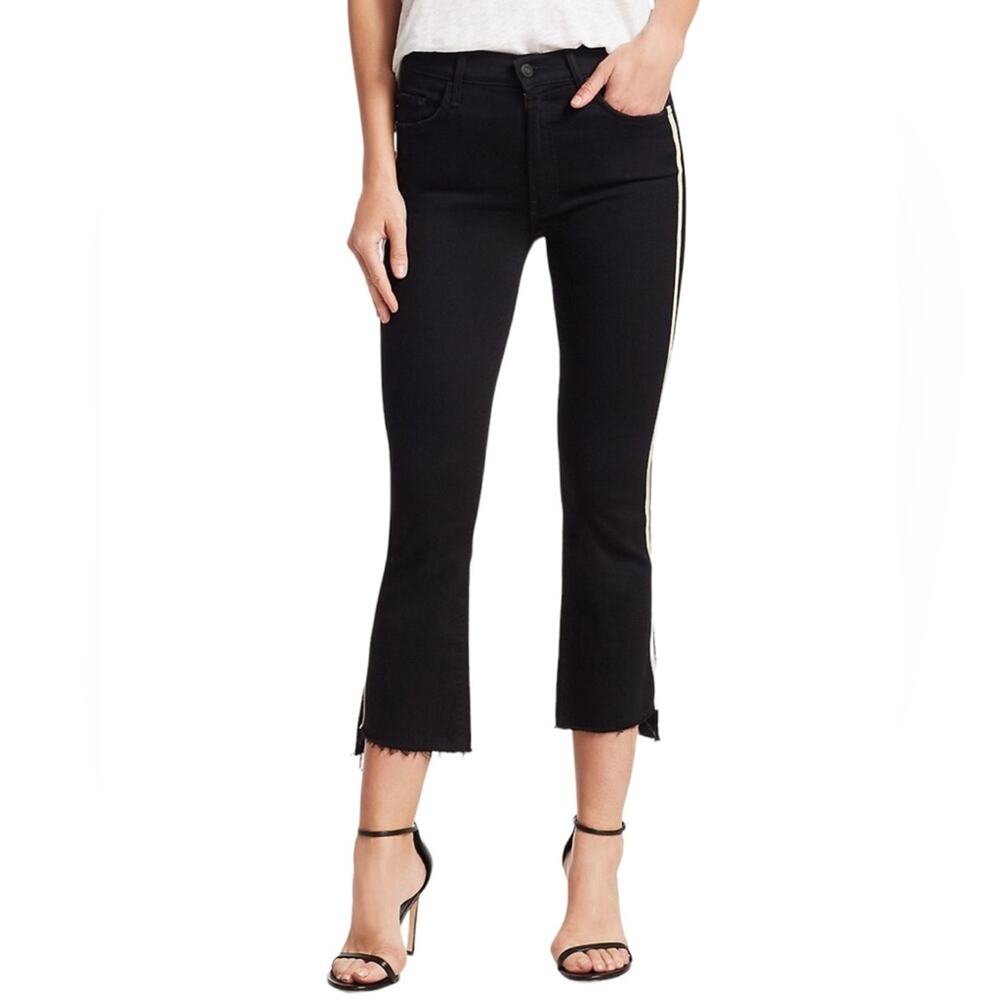 Mother The Insider High Rise Step Fray Jeans 28